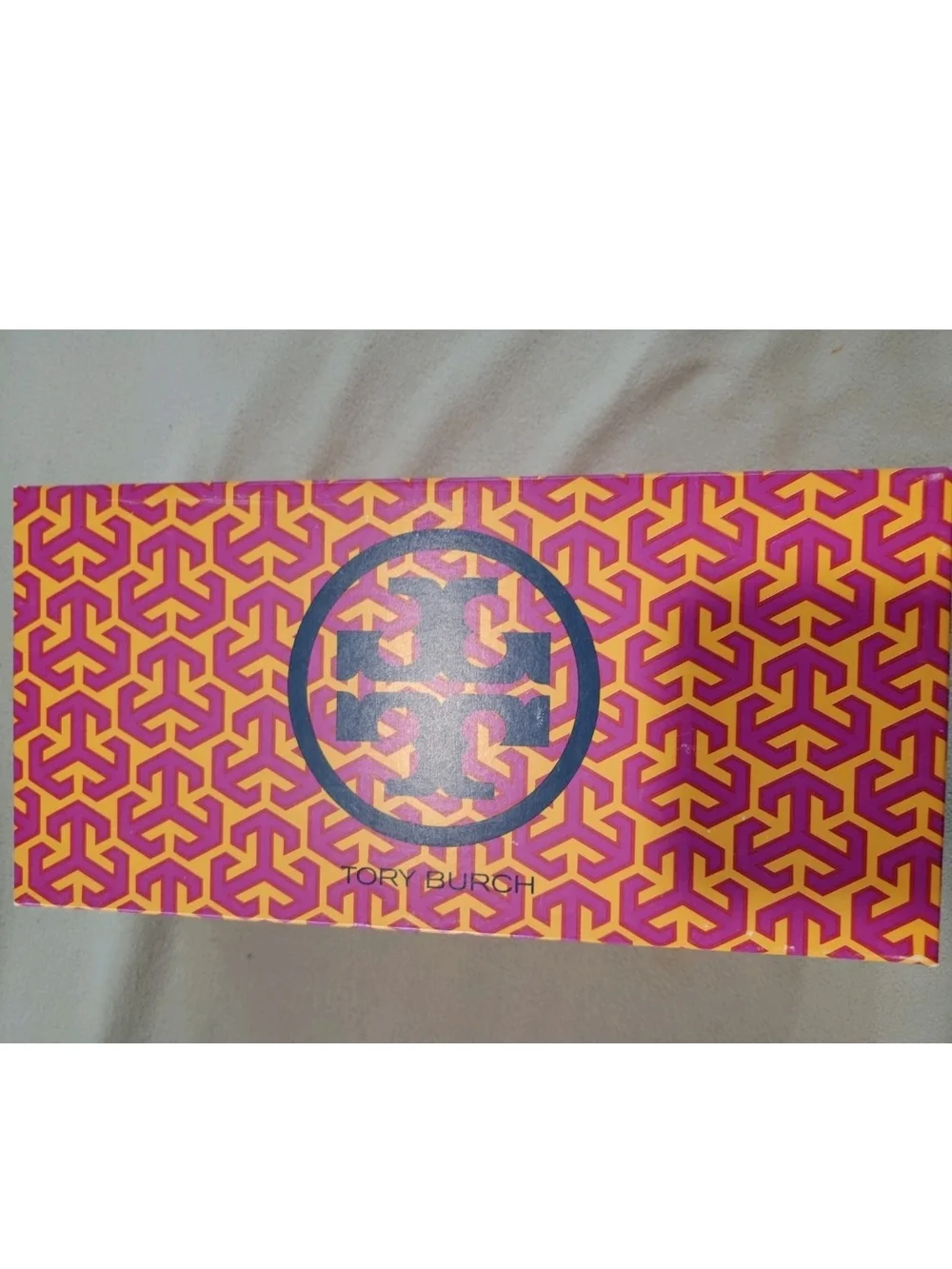 Tory BURCH Metallic Silver Logo Ballet Flats - Women's